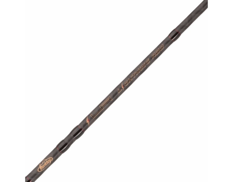 Berkley 6â€™ Lightning Rod Spinning Rod, One Piece Spinning Rod, 6-12lb Line Rating, Medium Light Rod Power, Moderate Fast Action, 1/16-3/8 oz. Lure Rating,Brown - Image 3